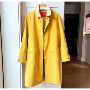 Isaac Mizrahi for Target Yellow Barn Coat XL Bright Cotton Blend Spring Jacket